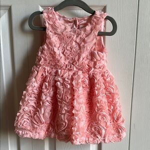 Pink Ruffled Kids Dress